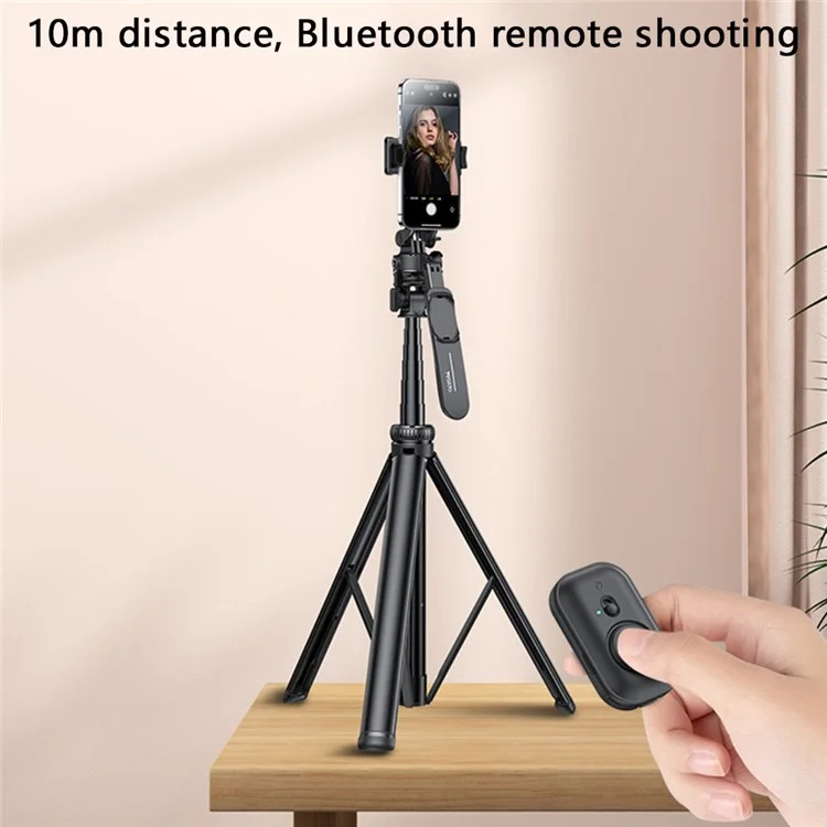YESIDO SF17 Multifunctional Tripod Selfie Stick for Cell Phones, Camera Retractable Metal Tripod Stand