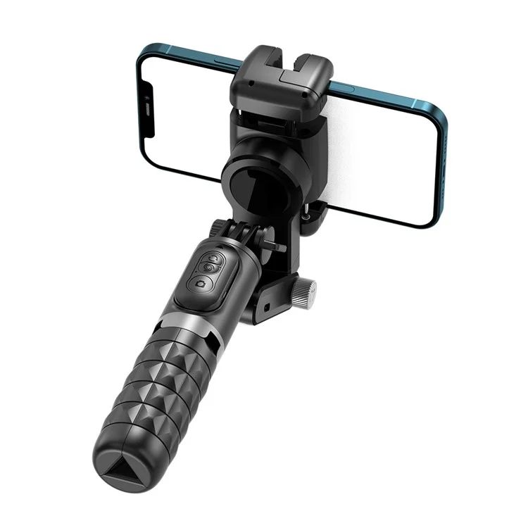 Q18 Estabilizador de Mano Monopié Gimbal Panorámico de Seguimiento Anti-Vibración de Eje Único 