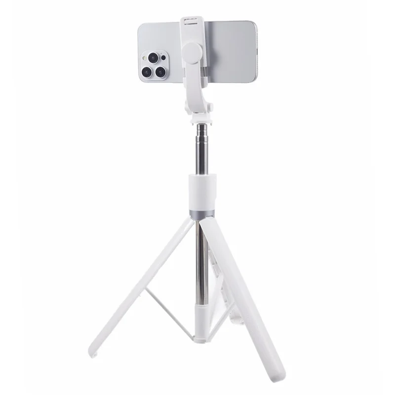 Z16 175CM Selfie-Stick Handyhalterung Stativ mit Bluetooth-kompatibler Fernauslösung - Weiß