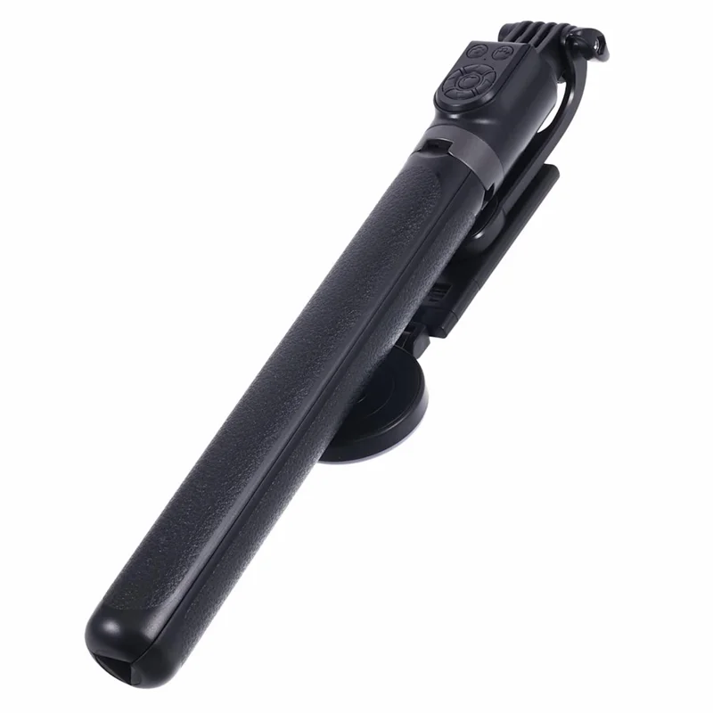 Z17 Pro 2-in-1 175cm Tripod Stand Remote Control Bluetooth-compatible Selfie Stick with Fill Light - Black