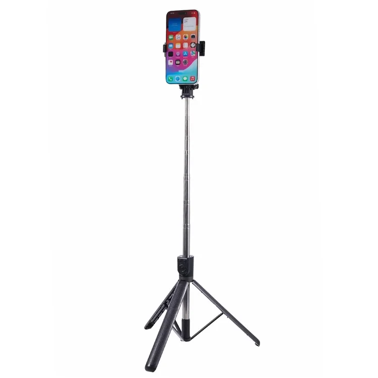 Z17 175cm Wireless Bluetooth Estensibile Selfie Stick Treppiede con Telecomando - Nero