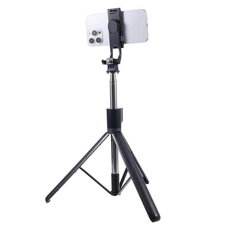 Z17 175cm Wireless Bluetooth Estensibile Selfie Stick Treppiede con Telecomando - Nero