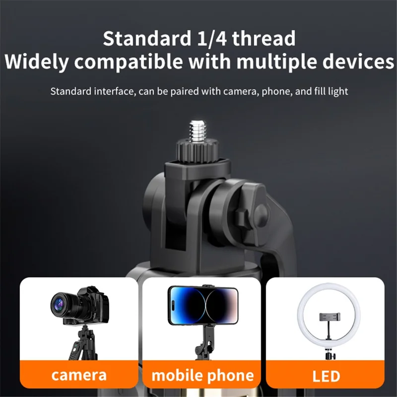 CL09 1.8m Handheld Selfie Stick 360 Degree Rotation AI Intelligent Tracking Gimbal Tripod - Pink