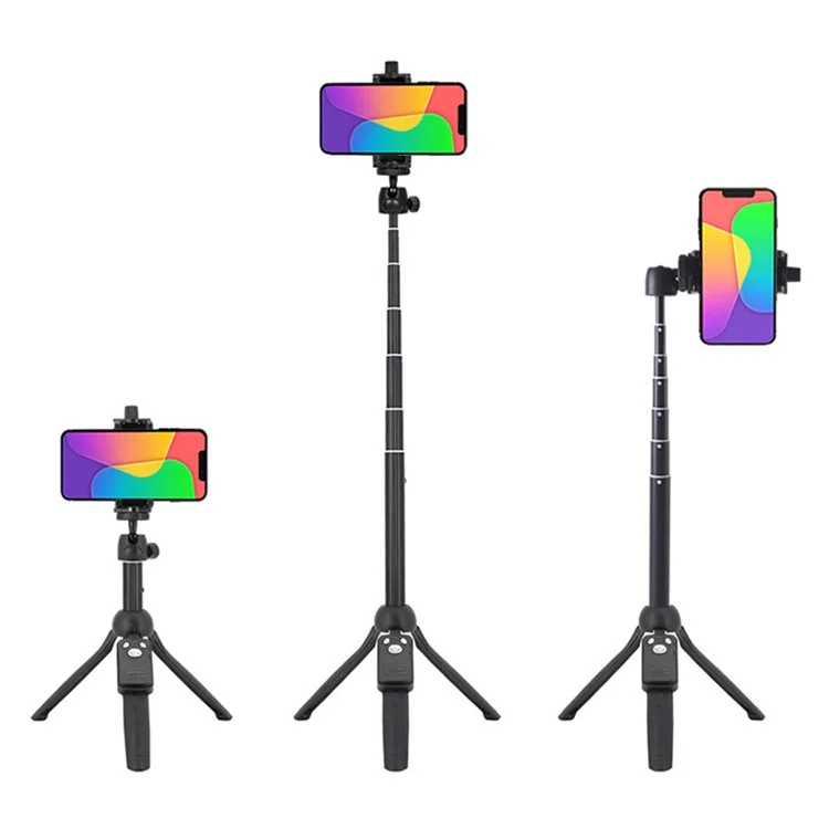 YUNTENG 9928N Bluetooth-compatible Remote Telescopic Tripod Stand Phone Clip Holder Selfie Stick