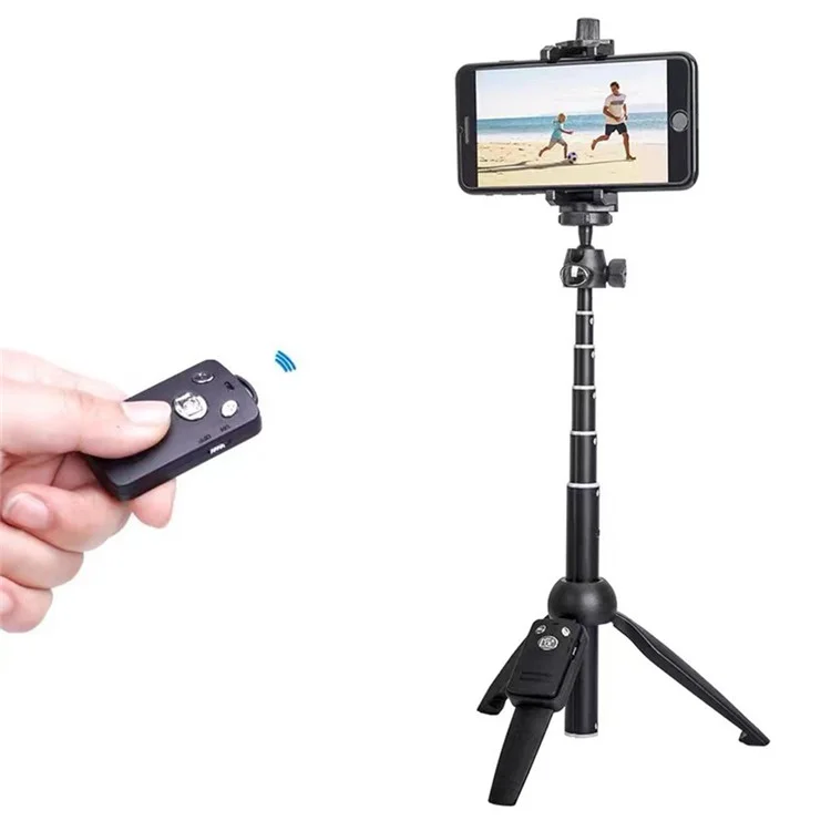 YUNTENG YT-9928 Selfie Stick Bluetooth Remote Design Tripod Stand Phone Clip Holder