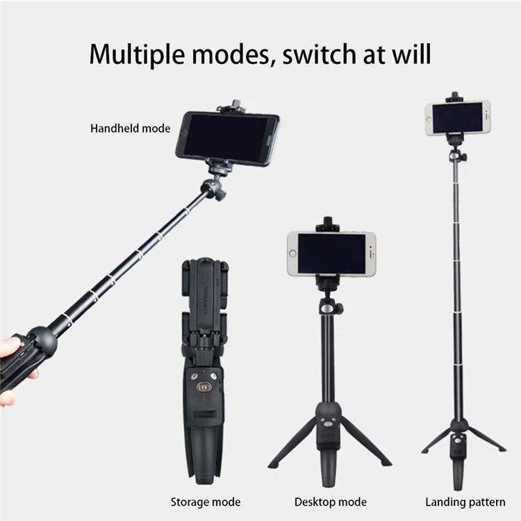 YUNTENG YT-9928 Selfie Stick Bluetooth-compatible Remote Design Tripod Stand Phone Clip Holder
