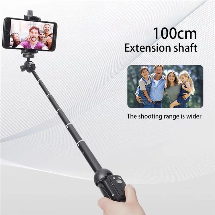 YUNTENG YT-9928 Selfie Stick Bluetooth Remote Design Tripod Stand Phone Clip Holder