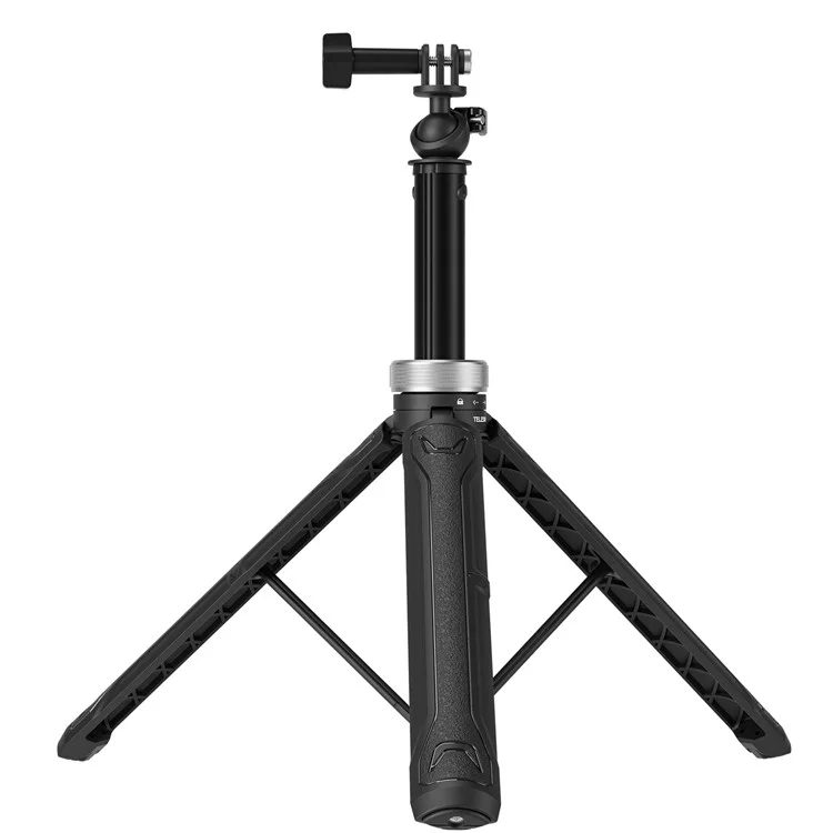 TELESIN S1-TSS-01 Bastone Selfie Treppiede Giunto a Sfera Asta di Estensione Monopiede Impugnatura per Fotocamera d'Azione GoPro