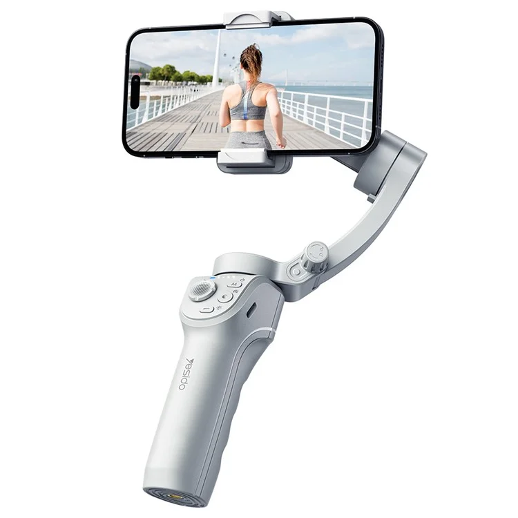 YESIDO SF18 Estabilizador de Smartphone Gimbal de 3 Eixos com Rastreamento Facial e Bastão de Selfie