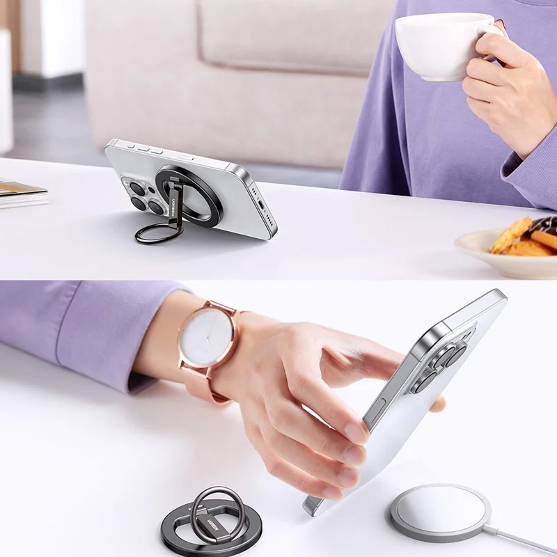 UGREEN LP705 25355 Magnetic Phone Back Kickstand Grip Ring Holder Rotatable Portable Desk Mount