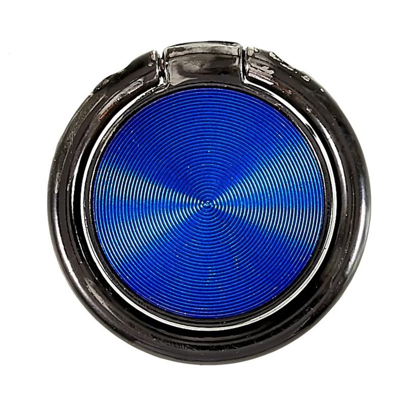 Ring Phone Holder CD Veins Bracket Kickstand Universal Metal Smartphone Grip - Dark Blue