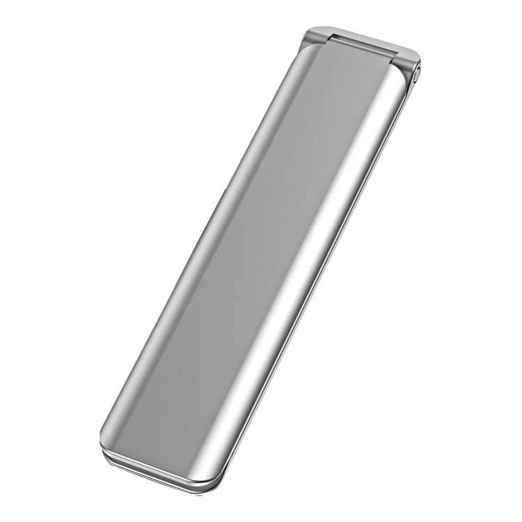 Al68774403 Téléphone Portable Kickstand Magnétique en Alliage de Zinc Support de Dossier de Dos - Argent