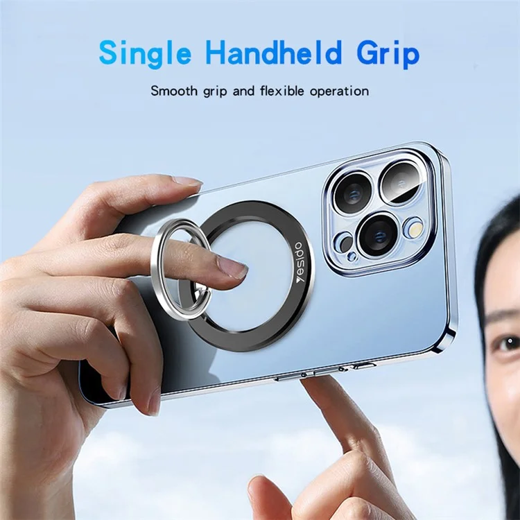 YESIDO C205 Phone Back Double-sided Magnetic Ring Holder Zinc Alloy Kickstand