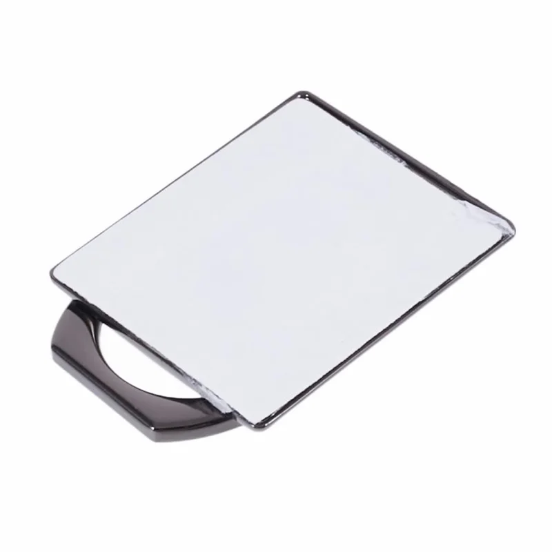 Metal Square Mobile Phone Adhesive Bracket Cellphone Kickstand Holder - Black