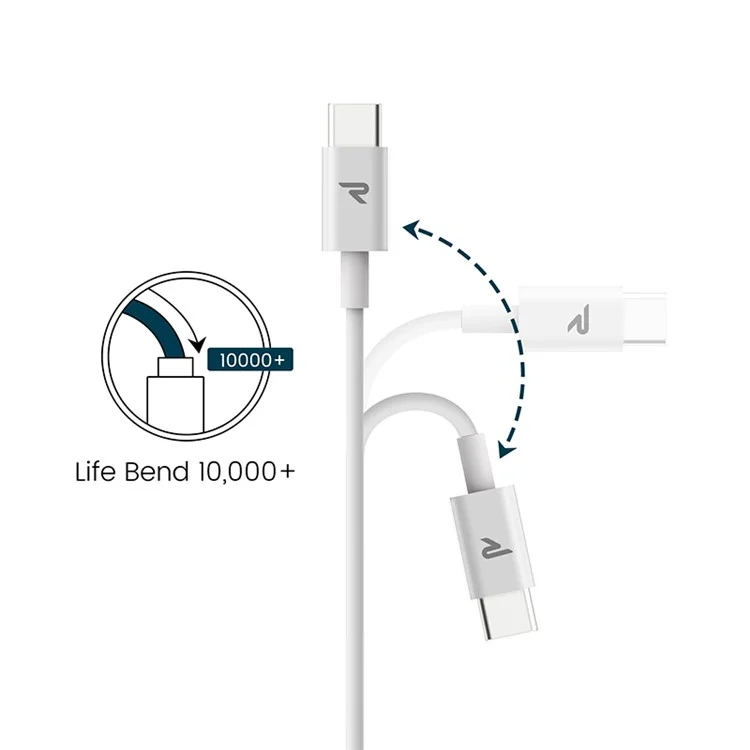 Ropow 2m USB-C Para Lightning 8pin Mfi Cordão Rápido Cordão de Carregamento Fast Suporta Entrega de Energia