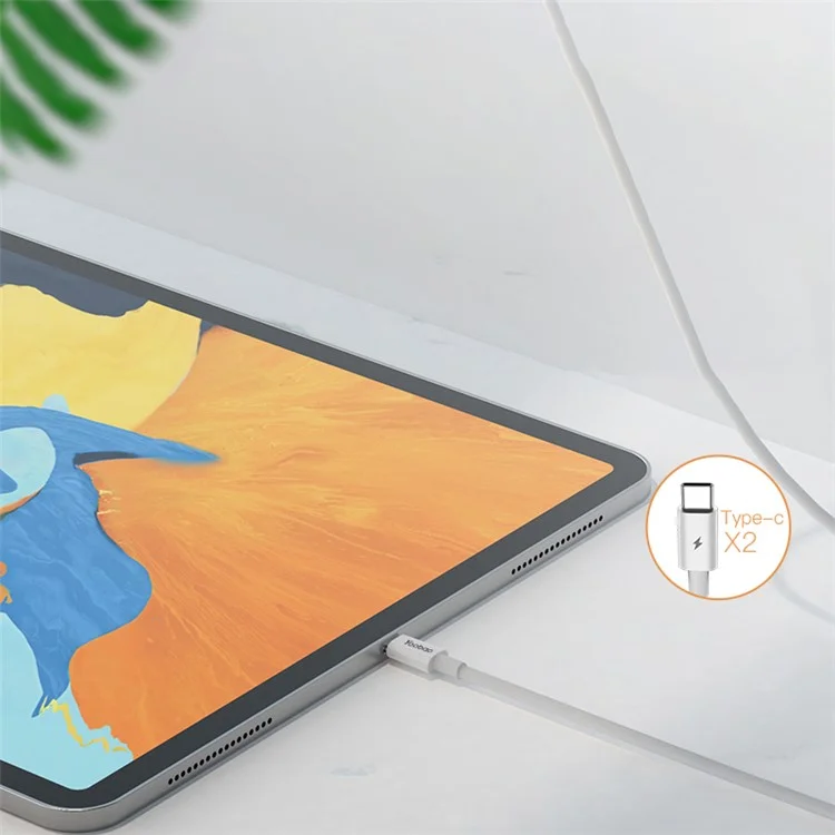YOOBAO YB-482PD 1,2 m USB-C auf USB-C-Kabel PD 60W TPE-Handyladekabel