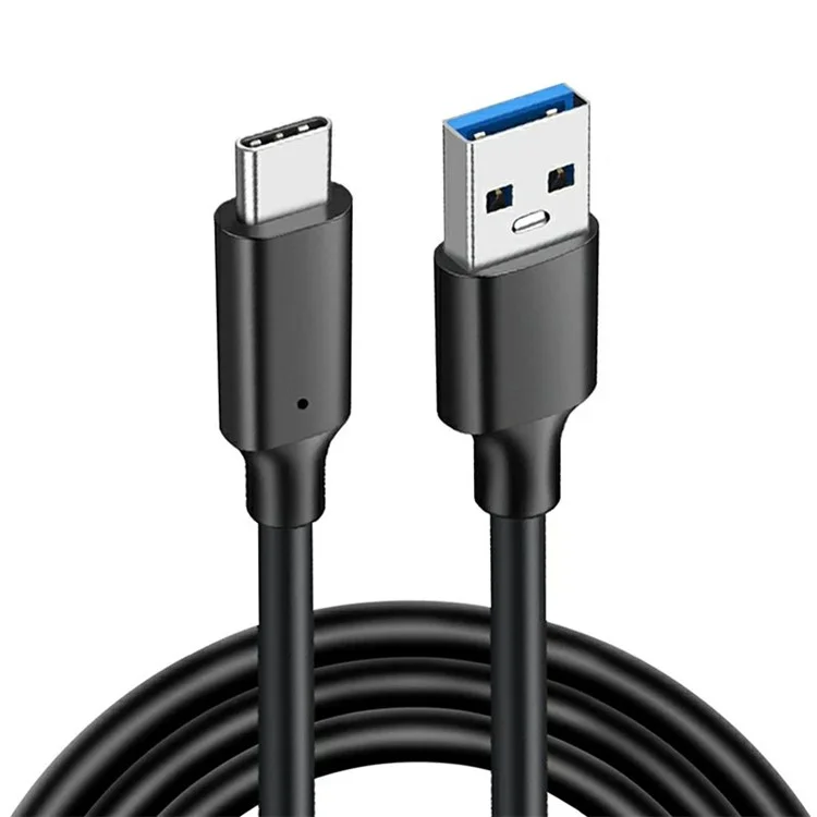 Câble de données USB 3.2 vers Type-C de 5m 60W 3A pour téléphone, tablette et ordinateur portable, chargement rapide