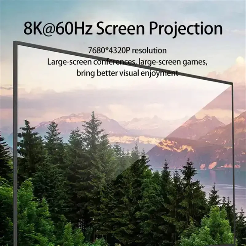 QG-TB4 0.7m ThunderBolt4 Cable Fast Charging 8K 60Hz HD Video Output Type-C Cord