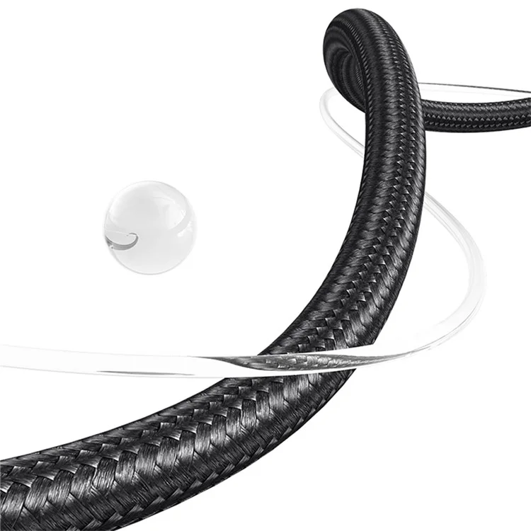 USAMS SJ724 SY Series Cavo Type-C a Type-C da 1,2 m 60W Ricarica Rapida Intrecciato in Nylon Cavo Dati - Tarnish