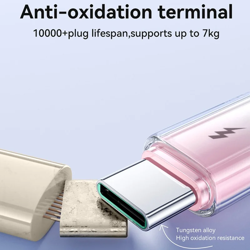 JOYROOM S-A42 1,2 m 3 A USB-A till Type-C snabbladdningskabel Dataöverföringskabel för iPhone 16–15-serien – Svart
