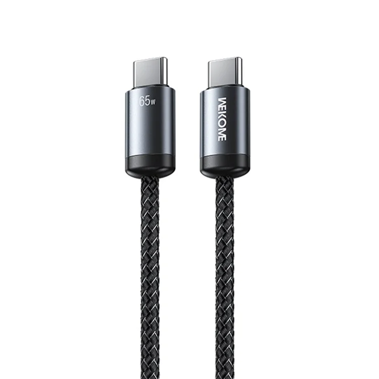 WEKOME WDC-35 Type-C to Type-C Кабель PD 65W Fast Charging Line 480Mbps Data Transfer Cord