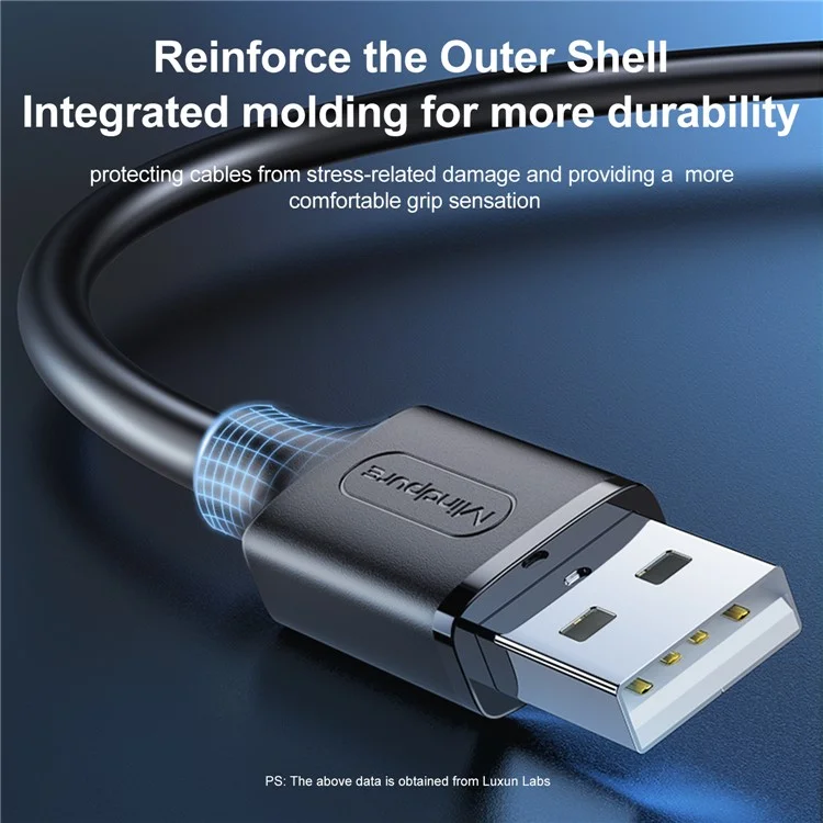 Mindpure US102 1,5m USB3.0 Mâle à USB Type-B Male Câble D'impression HD