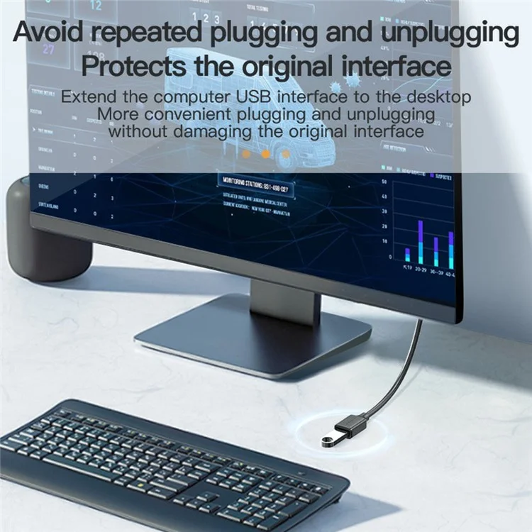 Câble d'extension USB 3.0 MINDPURE US103 3m à grande vitesse, mâle vers femelle, pour ordinateur portable et PC