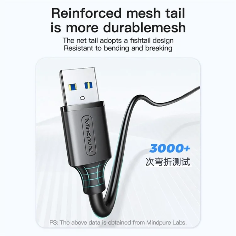 Mindpure US103 1m Vitesse Rapide USB 3.0 Câble D'extension Mâle au Cordon D'extension Femelle Pour Ordinateur Portable PC