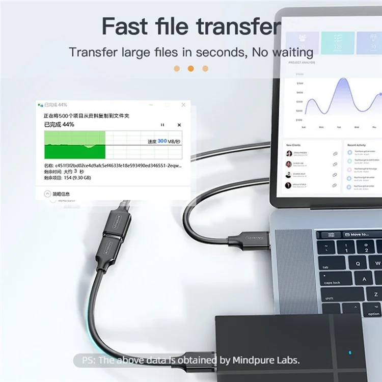 Mindpure US103 1m Vitesse Rapide USB 3.0 Câble D'extension Mâle au Cordon D'extension Femelle Pour Ordinateur Portable PC