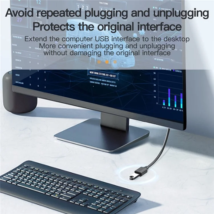 Mindpure US103 1m Vitesse Rapide USB 3.0 Câble D'extension Mâle au Cordon D'extension Femelle Pour Ordinateur Portable PC