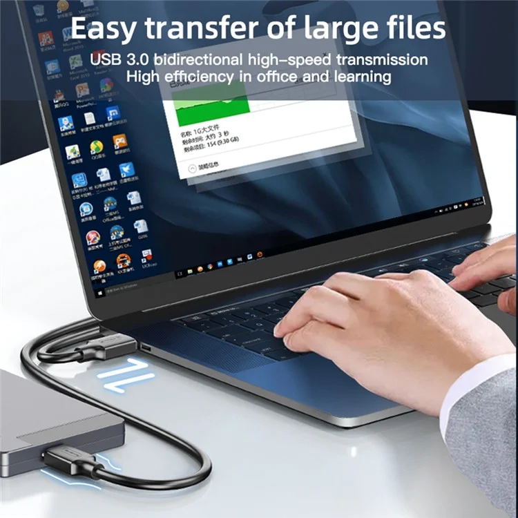 MINDPURE US101 1.5m High Speed Bi-Directional Data Transfer USB 3.0 Male to Male Extension Cable