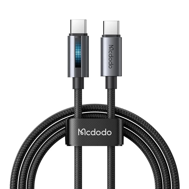 MCDODO CA-5740 1.2m Tipo-c a Tipo-c 100W Cable de Datos de Carga Con Luz de Respiración