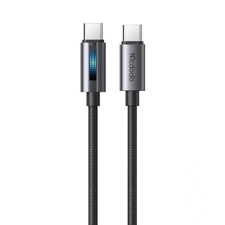 MCDODO CA-5740 1.2m Tipo-c a Tipo-c 100W Cable de Datos de Carga Con Luz de Respiración