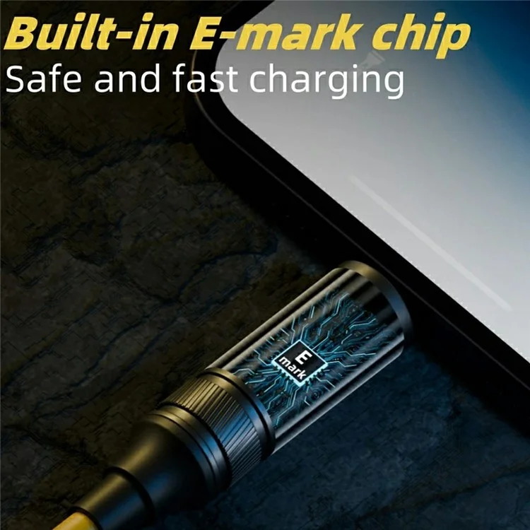 1m 20Gbps USB 3.2 Type-C Data Cable 8K / 60Hz PD 100W Fast Charging Full-Featured Wire