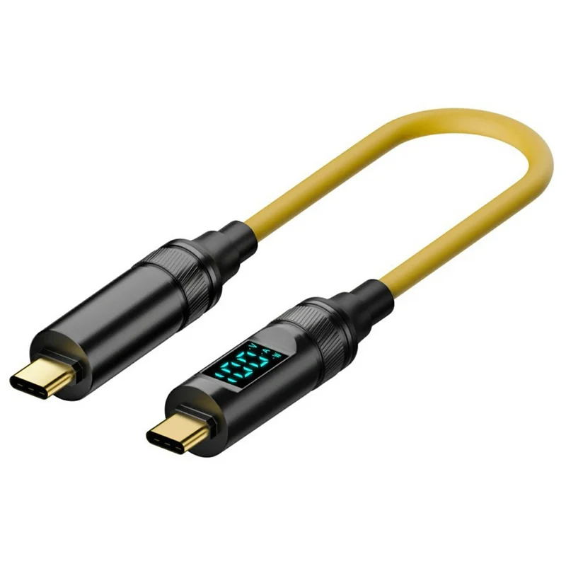 0.2m 20Gbps USB 3.2 Type-C Data Cable 8K / 60Hz PD 100W Fast Charging Full-Featured Wire