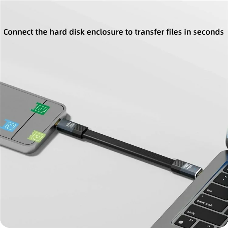 0,8 m 8K / Cavo di Dati di Tipo c di Tipo c di Tipo c da 60Hz USB 3.2 - Giallo