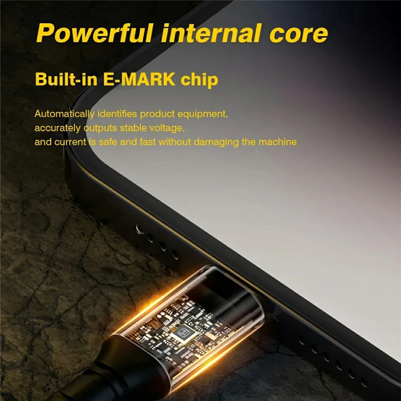 1.8m Type-C Male to Male 20Gbps PD 100W Fast Charging Spring Cable Support 8K / 60Hz Video Output