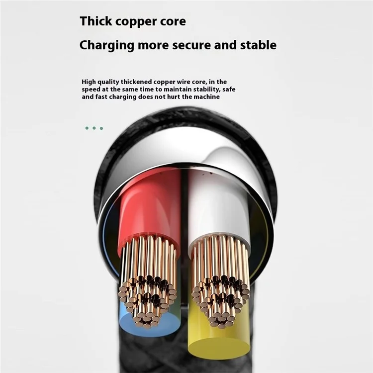DUDAO L3s 1.2m USB to Type-C Fast Charging Cable 5A TPE Data Cord