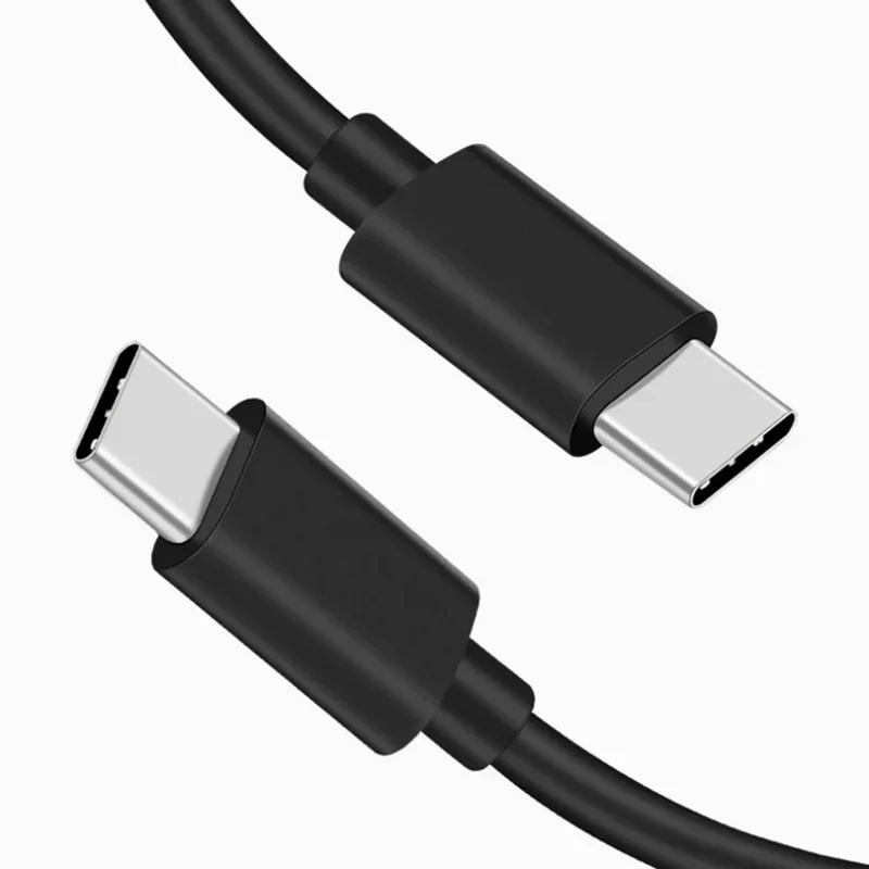 0.5m 60W 3A Fast Charging Wire 480Mbps USB 2.0 Type-C to Type-C Data Cable