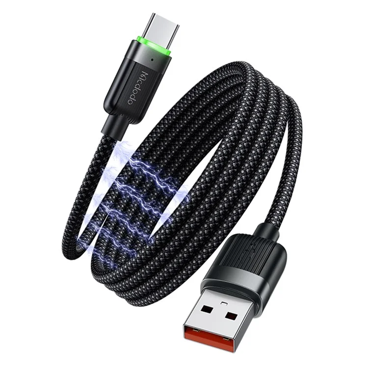 MCDODO CA-5650 1.2m USB-A to USB-C 6A Fast Charging Cable Magnetic Data Cord