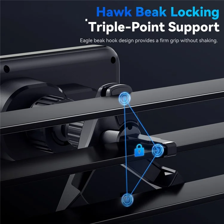 ESSAGER Car Air Vent Phone Holder Wireless Charger ABS+Glass Charging Bracket