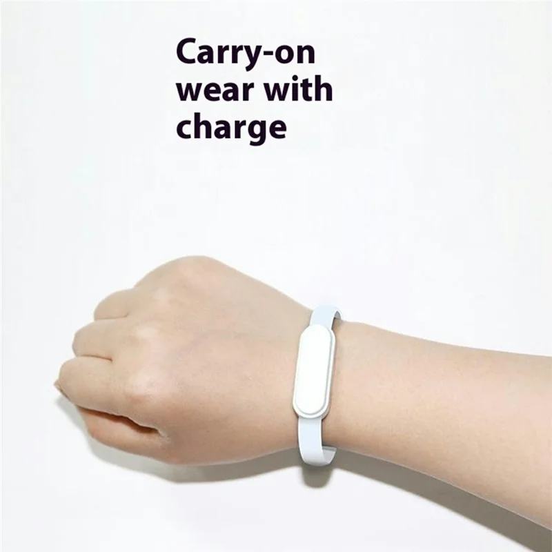 Bulk Purchasing ZQ-220B Creative Bracelet Charging Cable USB to Type-C Data Cord - White