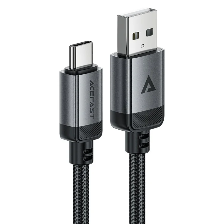 ACEFAST C20-04 1,2 m USB-A zu USB-C Aluminium-Legierungs-Ladekabel, geflochtenes Datenkabel