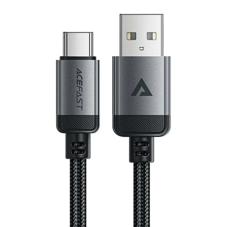 ACEFAST C20-04 1,2 m USB-A zu USB-C Aluminium-Legierungs-Ladekabel, geflochtenes Datenkabel