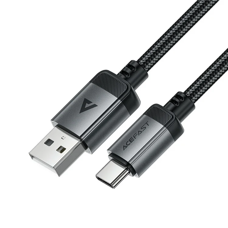 ACEFAST C20-04 1,2 m USB-A zu USB-C Aluminium-Legierungs-Ladekabel, geflochtenes Datenkabel