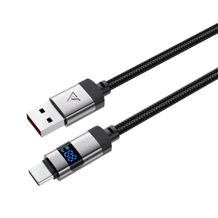 ACEFAST C15-04 1.2m USB-A to USB-C цифровой дисплейный кабель для зарядки 3A быстрая зарядка, кабель для передачи данных