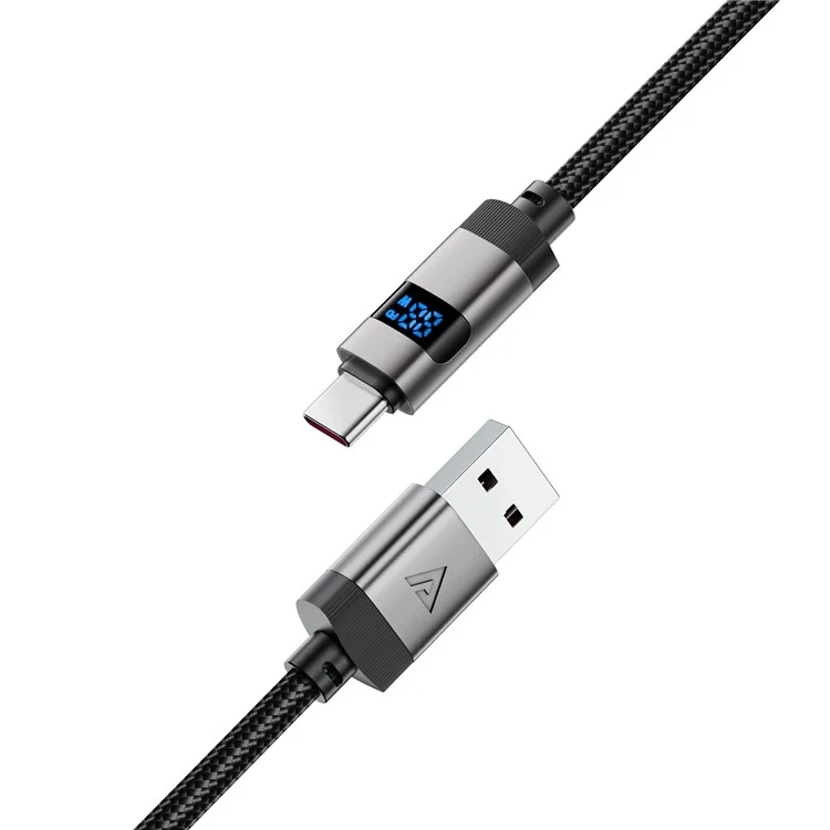 ACEFAST C15-04 1.2m USB-A to USB-C цифровой дисплейный кабель для зарядки 3A быстрая зарядка, кабель для передачи данных