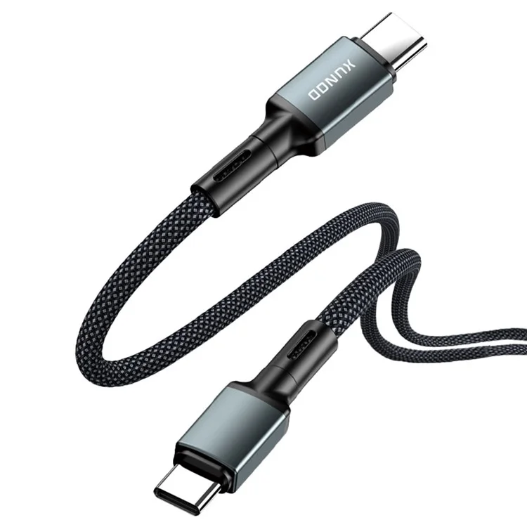 XUNDD XDDC-033 1m Aluminum Alloy Braided USB-C to USB-C Data Cable Phone Fast Charging Wire