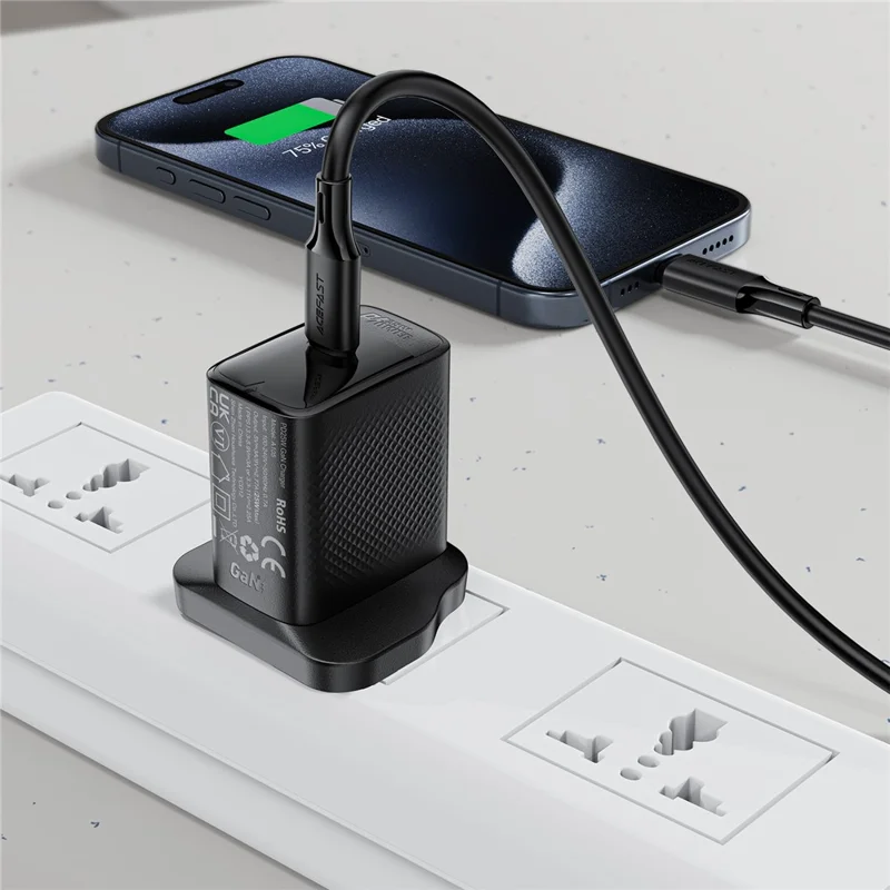 ACEFAST C17-03 USB C to USB C Fast Charging Cable Silicone Data Cord for Laptop Smartphone