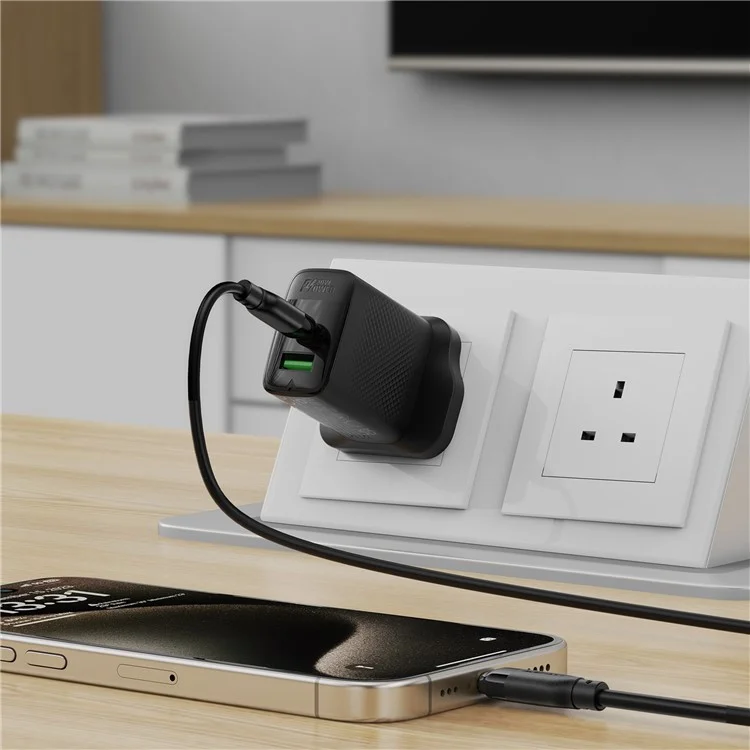 Cable ACEFAST C16-03 de USB-C a USB-C, funda de TPE para carga y datos, 1,2 m, cable de carga rápida de 60 W para portátil / teléfono